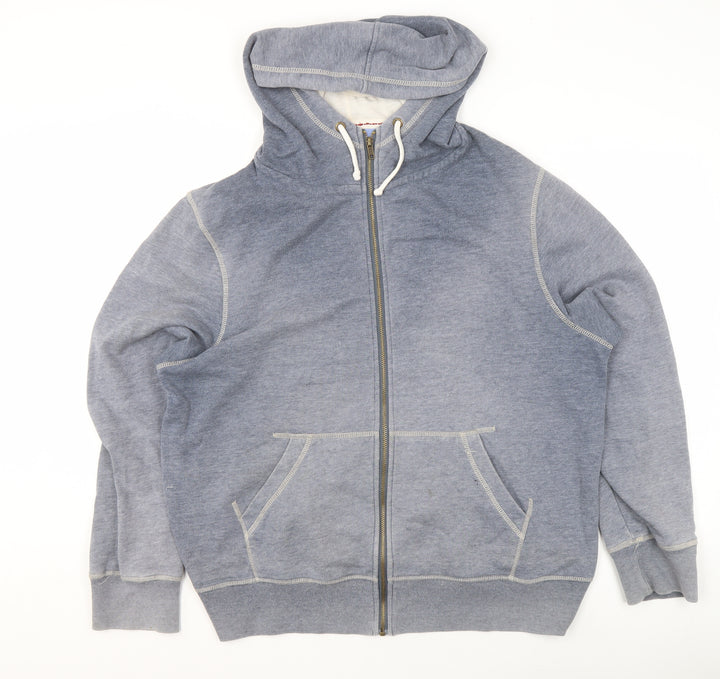 Peter Storm Mens Grey XL Full Zip Hooded Basic Jacket