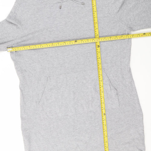 Fabletics Women Grey XL Pullover Hoodie Viscose Nylon Blend
