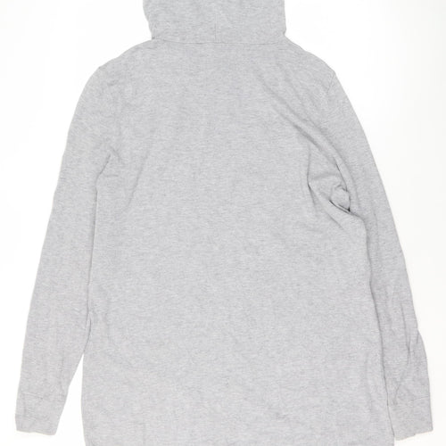 Fabletics Women Grey XL Pullover Hoodie Viscose Nylon Blend