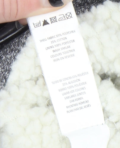 Cedar Wood State Men's Grey Hooded Toggle Hoodie Size M