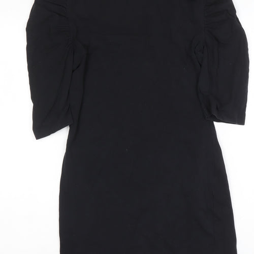 ONLY Women’s Black Bodycon Short Sleeve Jersey Dress M