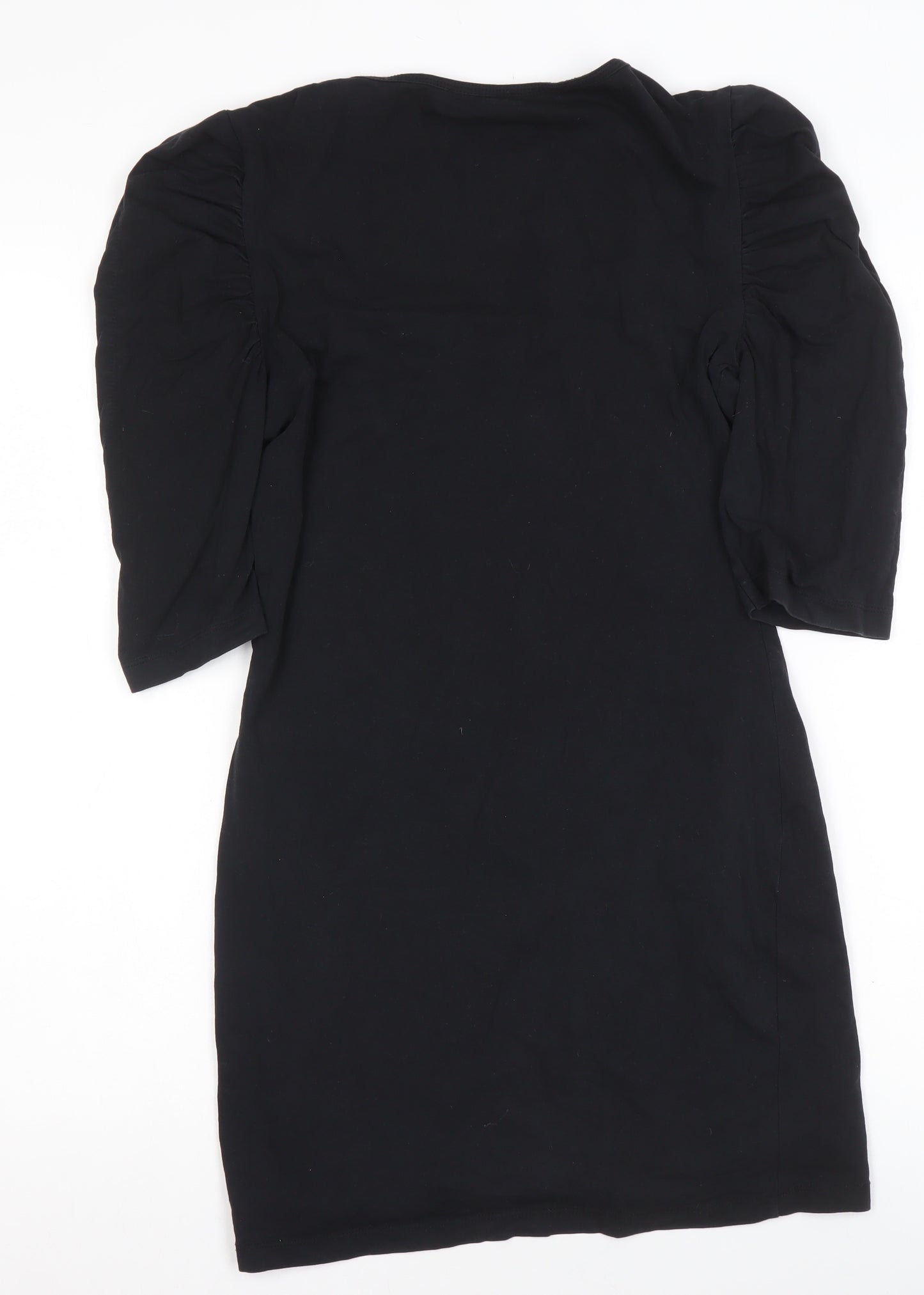 ONLY Women’s Black Bodycon Short Sleeve Jersey Dress M