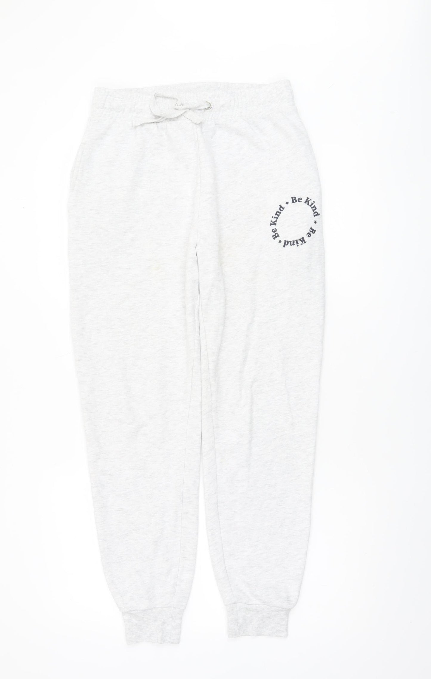 Nobody's Child Women's Grey Jogger Trousers Size 10 Elastic Waist