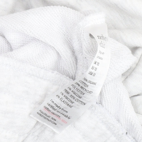 Nobody's Child Women's Grey Jogger Trousers Size 10 Elastic Waist