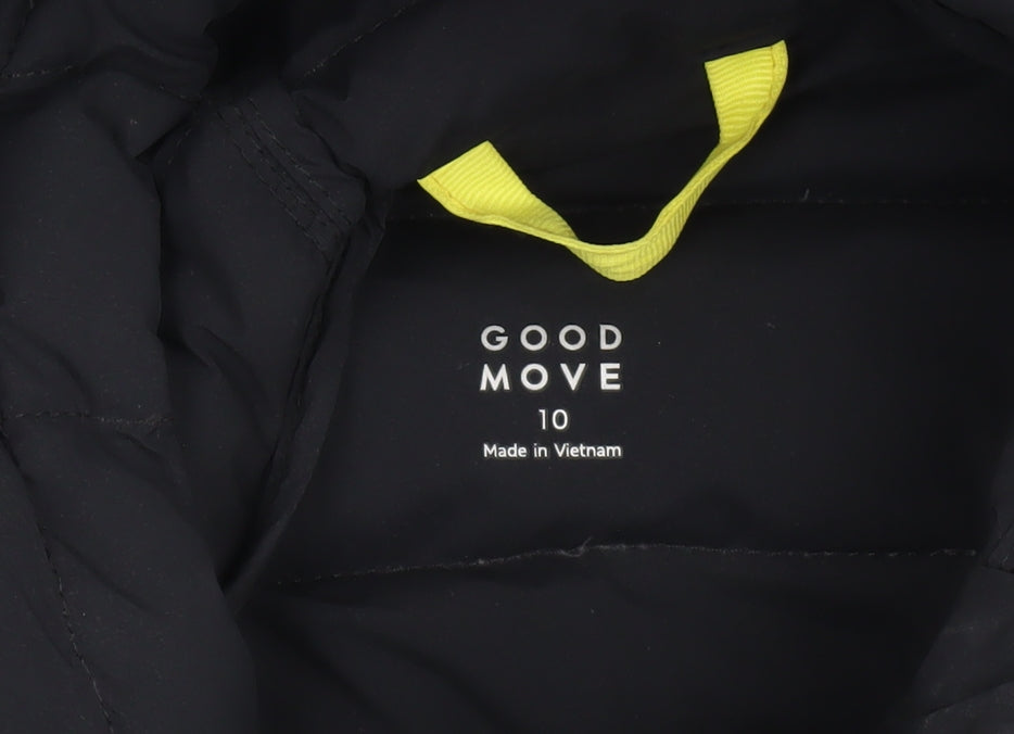 Marks and Spencer Women’s Black Size 10 Hooded Puffer Jacket