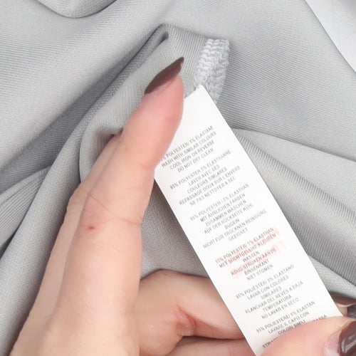 I Saw It First Women's Grey Double-Breasted Blazer UK 6