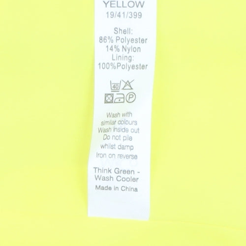 M&Co Petite Yellow Woven Blazer Women’s Size 16 Single Breasted