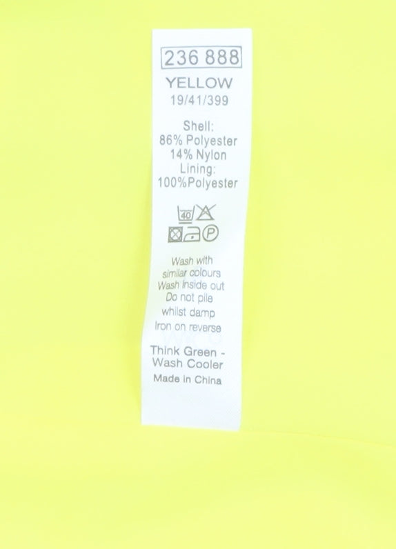 M&Co Petite Yellow Woven Blazer Women’s Size 16 Single Breasted