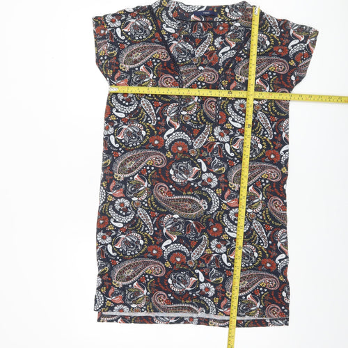 Next Women's Multicoloured Paisley Tunic Blouse Size 10