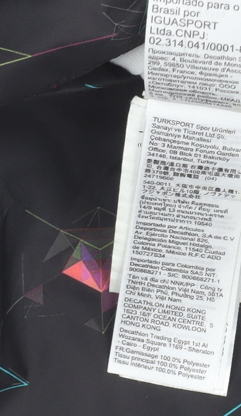 Decathlon Girls White Hooded Puffer Jacket 8 Years Winter Lined Zip Coat