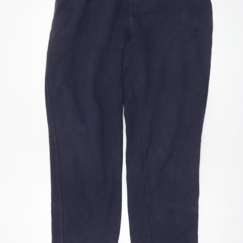 Cotton Traders Men’s Blue Fleece Sweatpants L Elastic Waist Regular