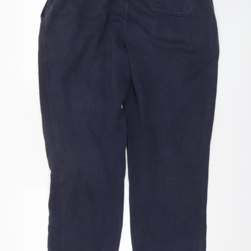 Cotton Traders Men’s Blue Fleece Sweatpants L Elastic Waist Regular