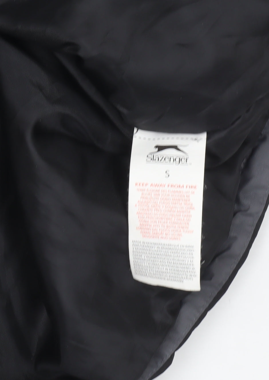 Slazenger Men's Black Waterproof Hooded Rain Jacket Size S