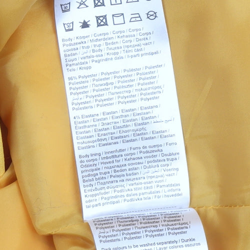 Vero Moda Women's Yellow Tailored Blazer Jacket L