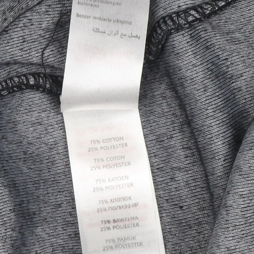 New Look Women’s Black Velour Hooded Onesie L - Zip Front Nightwear