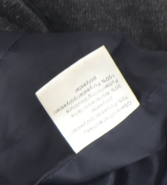 Malvin Women Grey Wool Blend Blazer Jacket Size 12