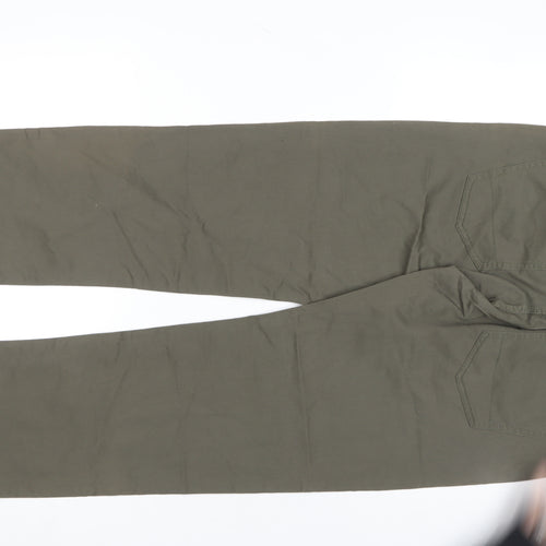 Dunnes Stores Men's Green 36W 30L Chino Trousers Cotton Stretch