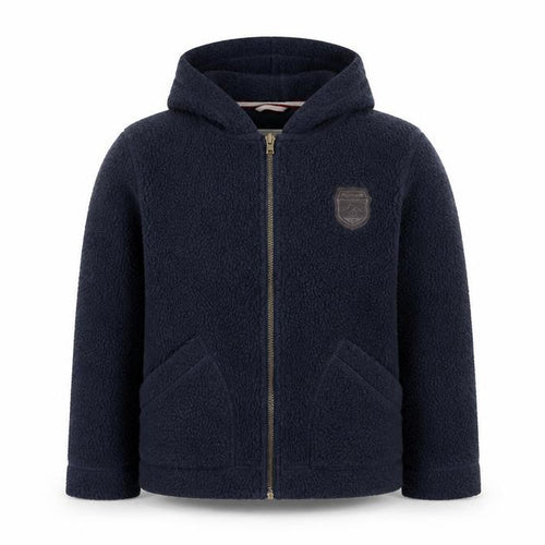 Regatta Boys Blue Fleece Hooded Zip Jacket 11-12 Years Hiking Outdoor