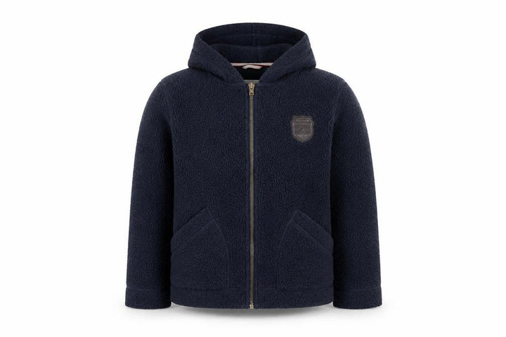 Regatta Boys Blue Fleece Hooded Zip Jacket 11-12 Years Hiking Outdoor