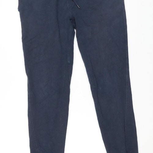 Michael Kors Men's Blue Jogger Trousers Size L Cotton Blend