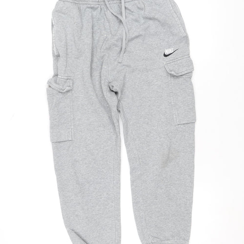 Nike Men's Grey Jogger Fleece Sweatpants Size M