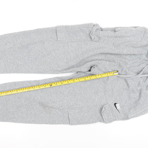 Nike Men's Grey Jogger Fleece Sweatpants Size M