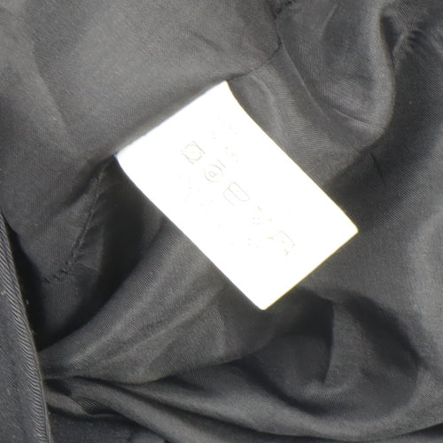 Oasis Women Black Regular Fit Two-Button Blazer Jacket Size M