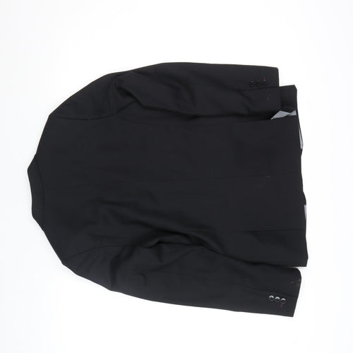 Marks and Spencer Autograph Teens Black 13-14Y Tuxedo Blazer Jacket