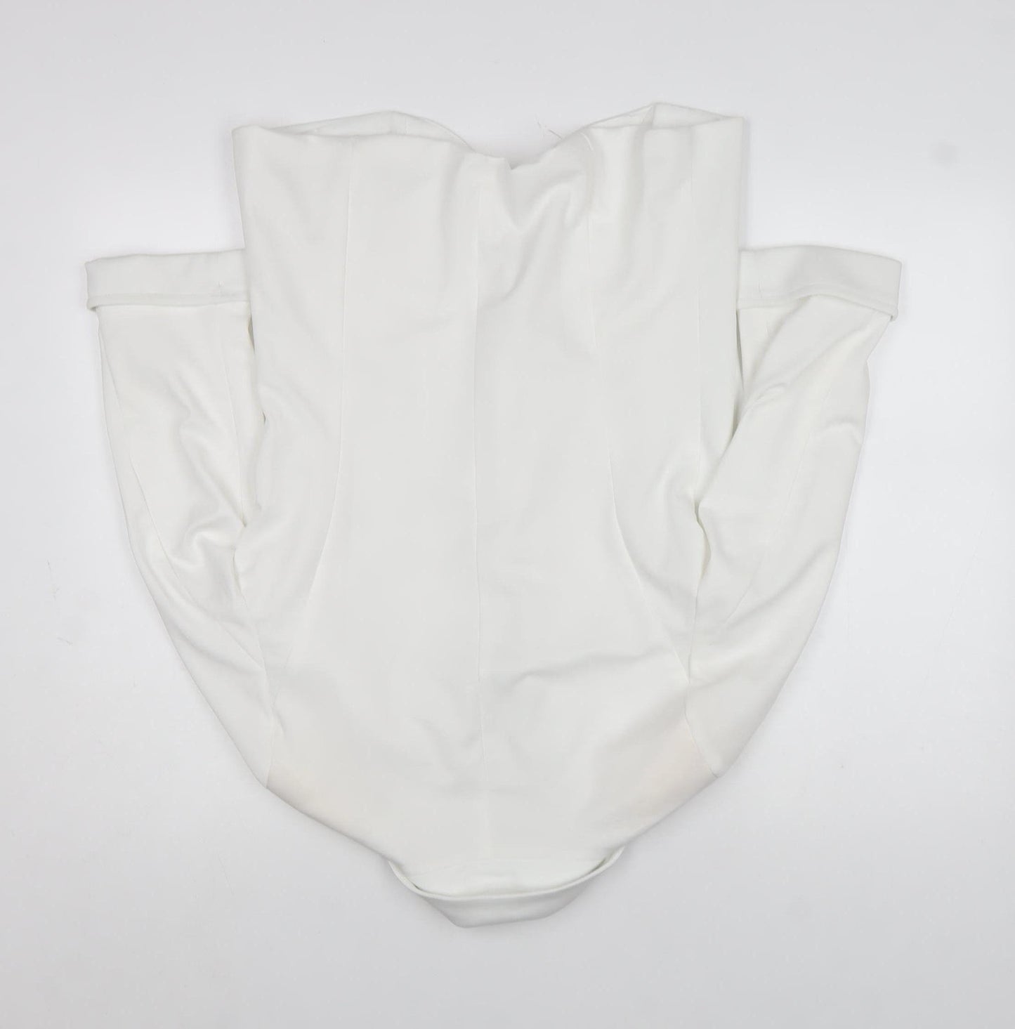 FACE & FACE Women's White Slim Fit 3/4 Sleeve Blazer Suit Set S