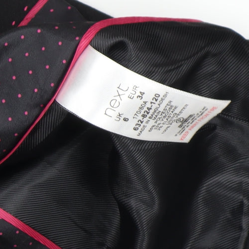 Next Women Black Size 8 Tailored Blazer Jacket