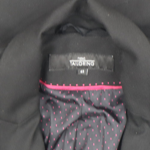 Next Women Black Size 8 Tailored Blazer Jacket