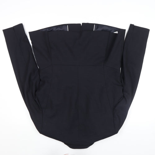 Next Tailoring Women's Black Size 16 Two-Button Blazer Jacket