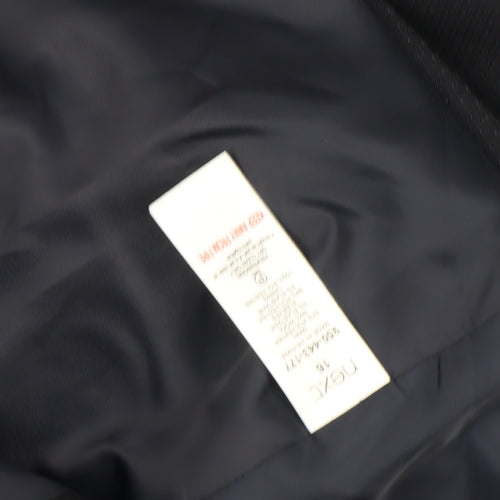 Next Tailoring Women's Black Size 16 Two-Button Blazer Jacket