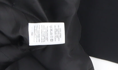 Maxx Women's Black Regular Fit Two-Button Notch Lapel Blazer Size 14