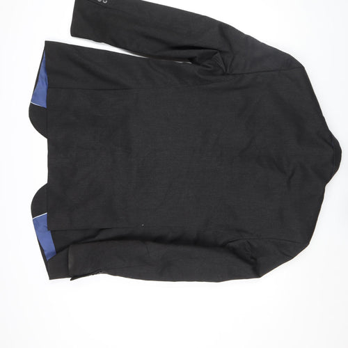 Marks and Spencer Men's Black Wool Blend Regular Fit Blazer 42in