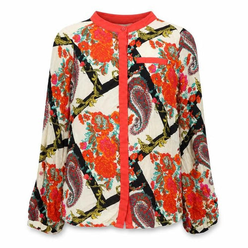 Next Petite Multicoloured Floral Paisley Tunic Blouse Women’s Size 10