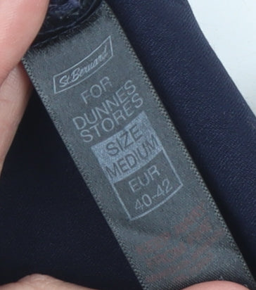 Dunnes Stores Womens Blue Stretch Straight Trousers Size M