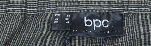 bpc bonprix Men's Brown Striped Cargo Trousers Size 36R