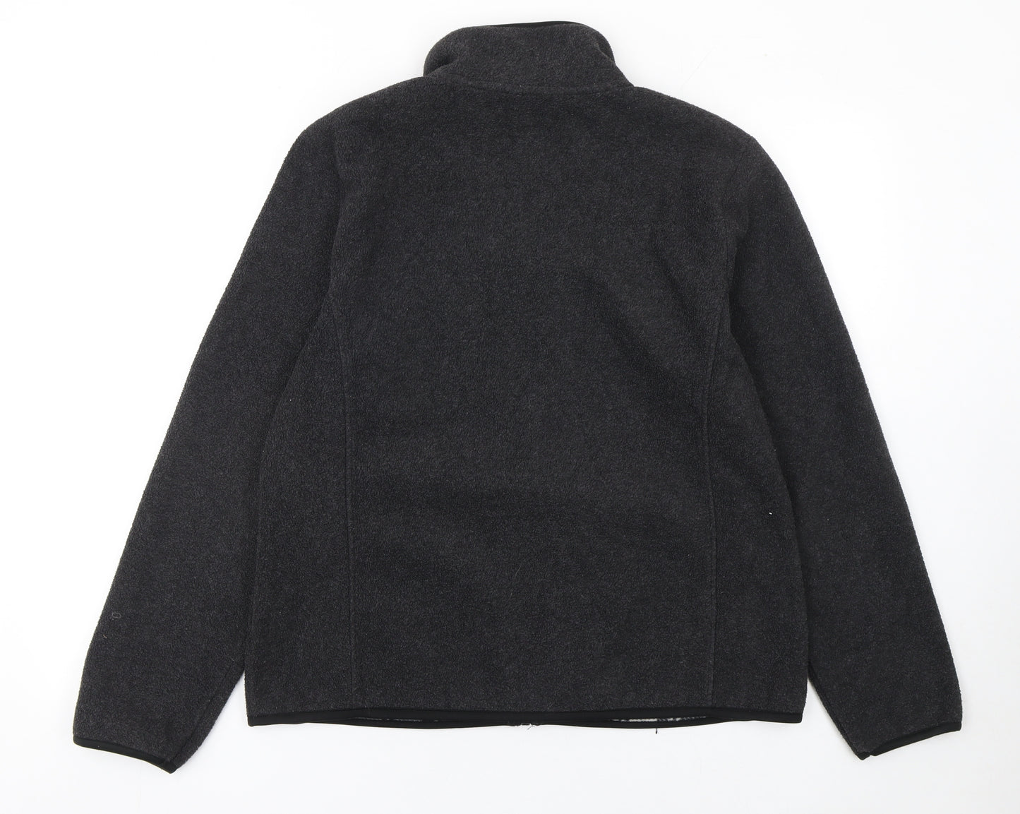 E Studio Women's Black XL Fleece Full Zip Activewear Jacket