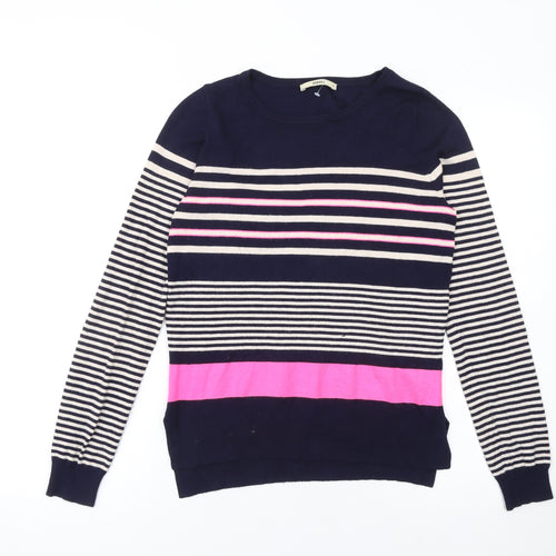 Oasis Women’s Multicoloured Striped Pullover Jumper XS