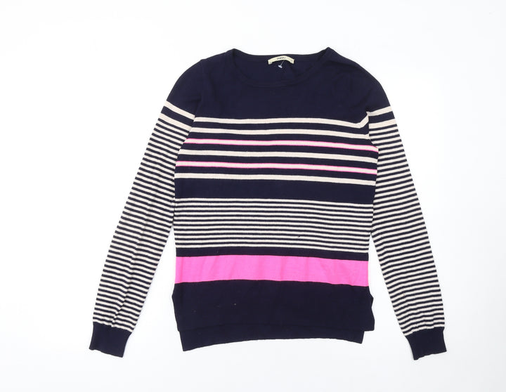 Oasis Women’s Multicoloured Striped Pullover Jumper XS