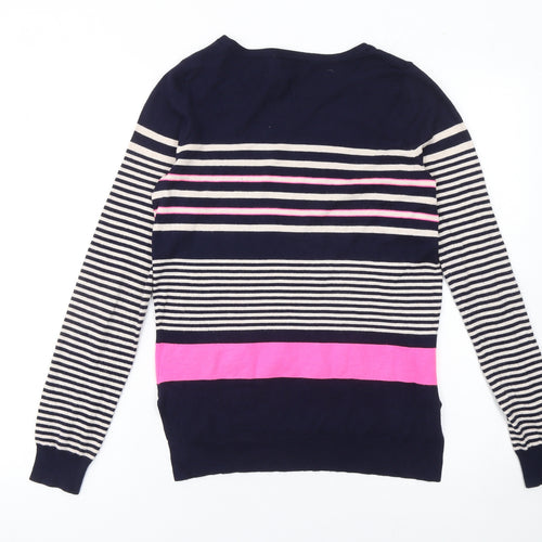 Oasis Women’s Multicoloured Striped Pullover Jumper XS