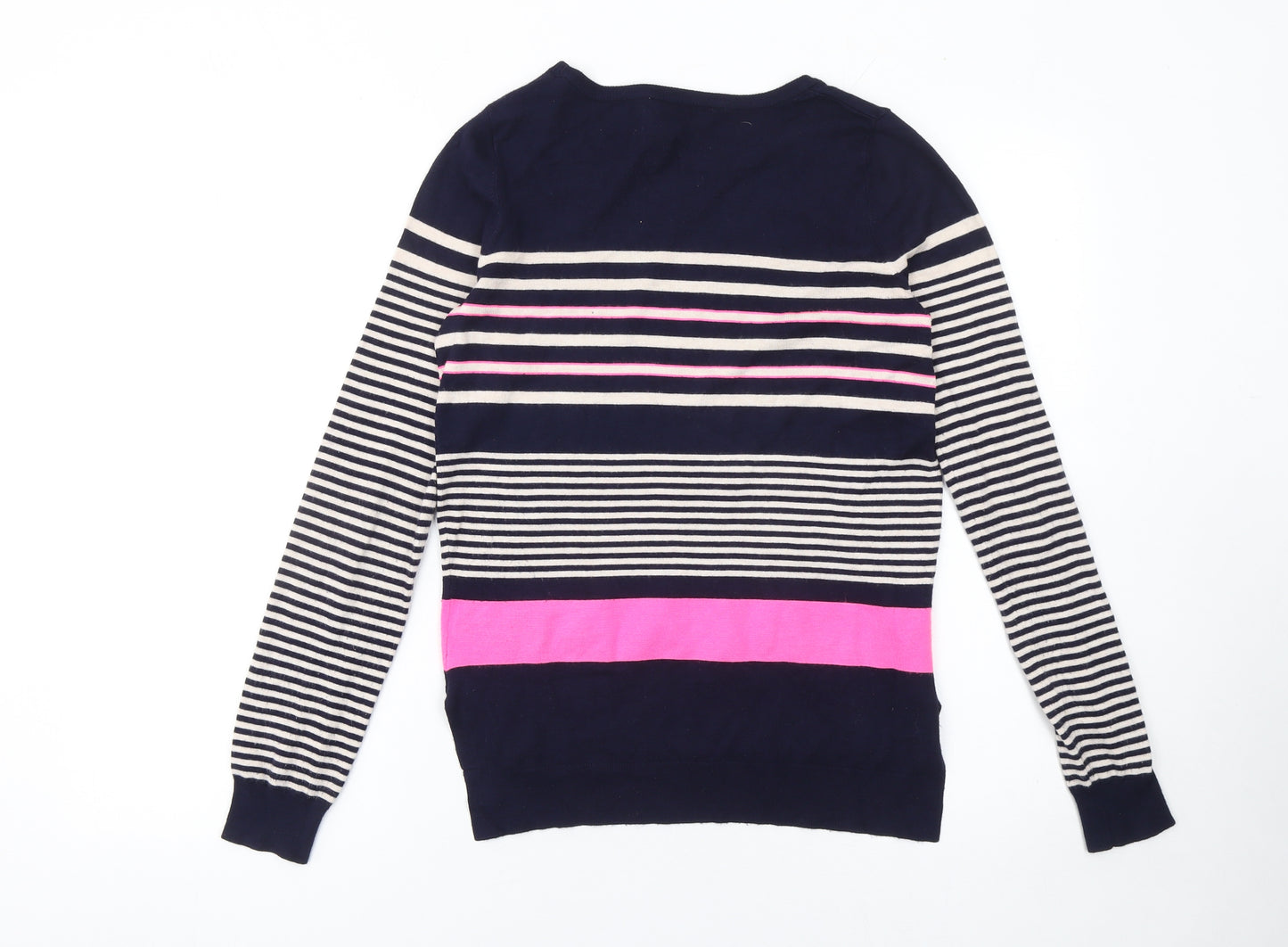 Oasis Women’s Multicoloured Striped Pullover Jumper XS