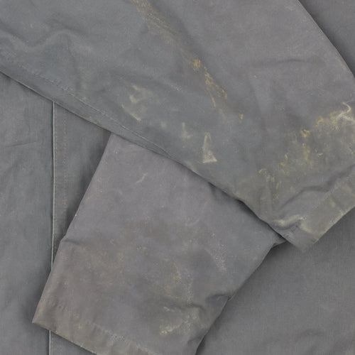 Outdoorscene Men’s Blue XL Waterproof Mid-Length Rain Coat