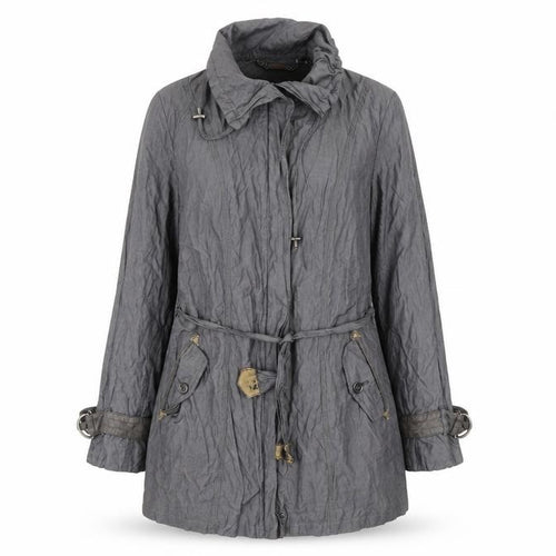 Marks and Spencer Women’s Grey Belted Trench Coat UK 14 Lined Classic