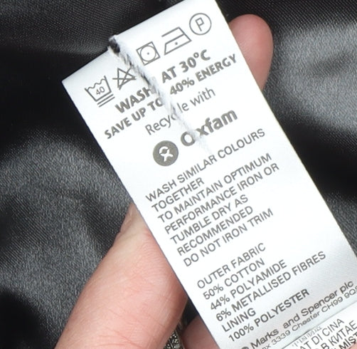 Marks and Spencer Women’s Grey Belted Trench Coat UK 14 Lined Classic