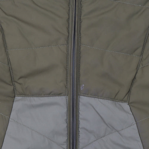 Cintamani Women Green Long Puffer Jacket L Lightweight Outdoor