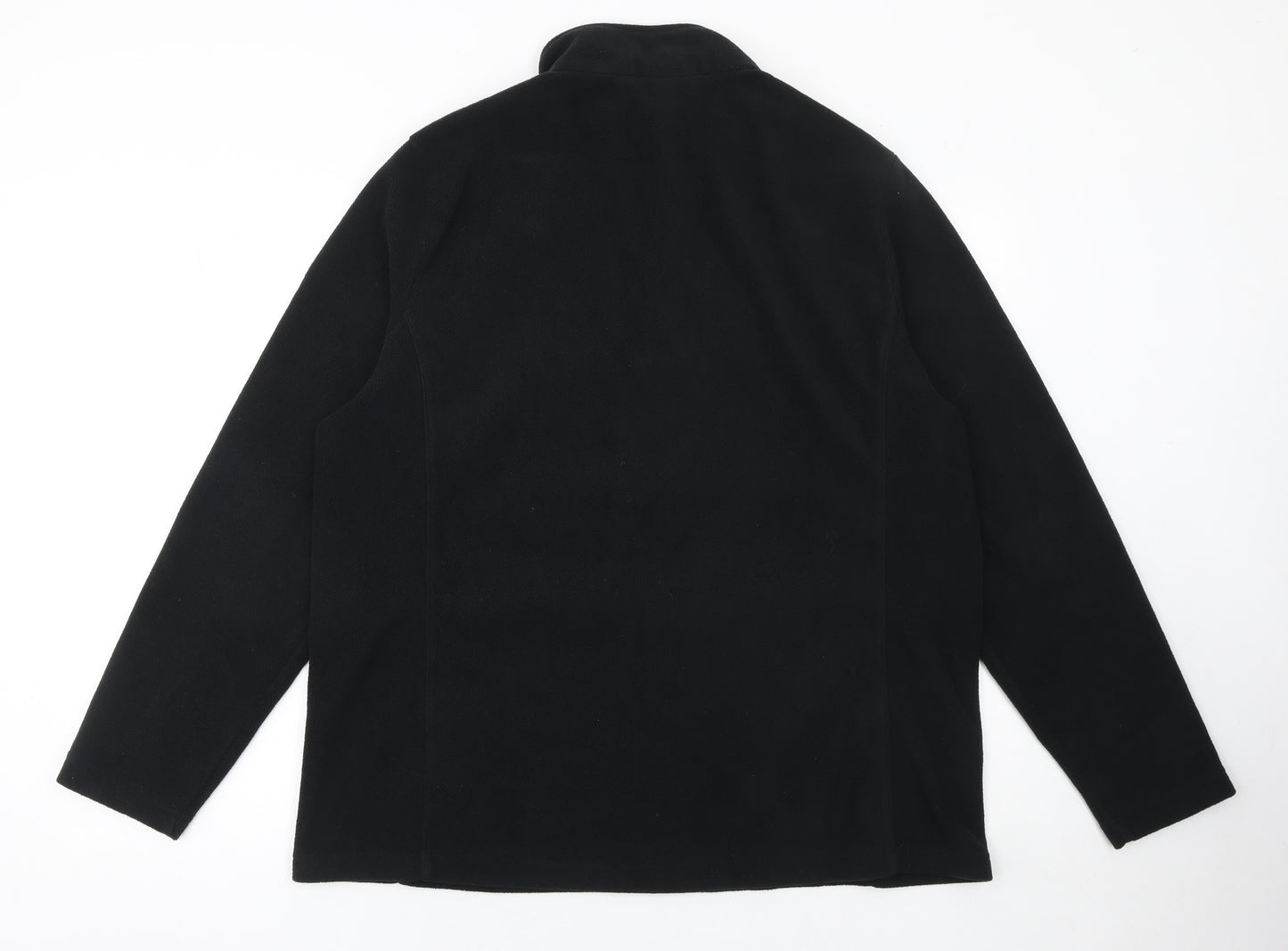TOG24 Womens Black Fleece 1/2 Zip Mid-Length Active Jacket Size 16