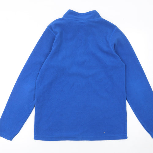 Regatta Boys Blue Fleece 1/4 Zip Sweatshirt Size 148 Classic Fit