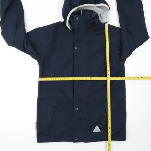 Result Boys Blue Waterproof Hooded Rain Coat 13-14 Years